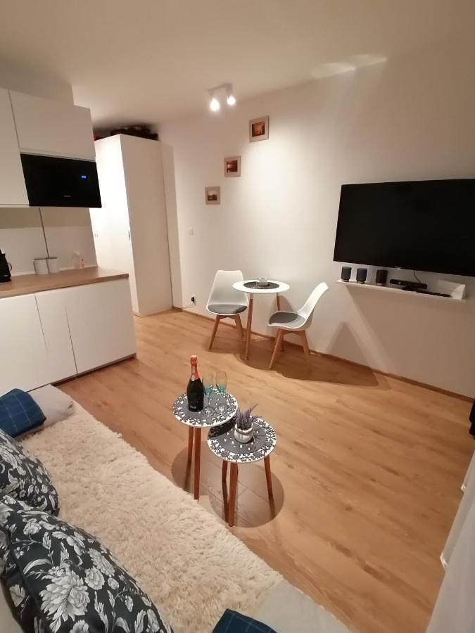 Blue Zet Apartament Sarbinowo Luaran gambar